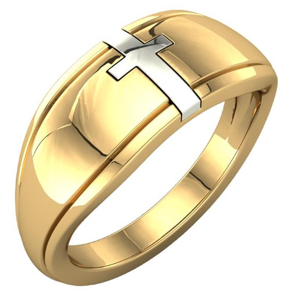 Biblical Symbols Reimagined: The Gold Cross Ring’s Timeless Message